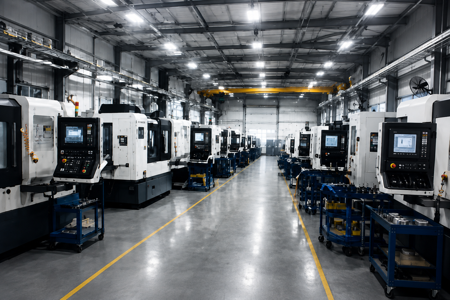 Clean and organised precision manufacturing environment
