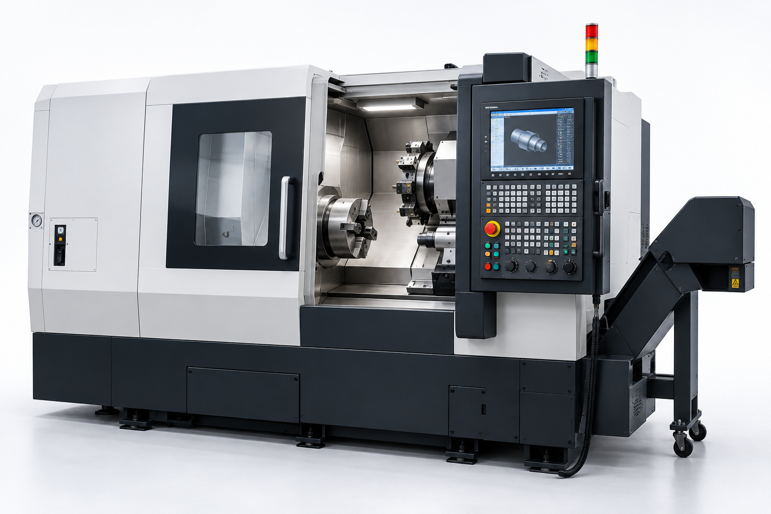 CNC turning centre for precision turned components