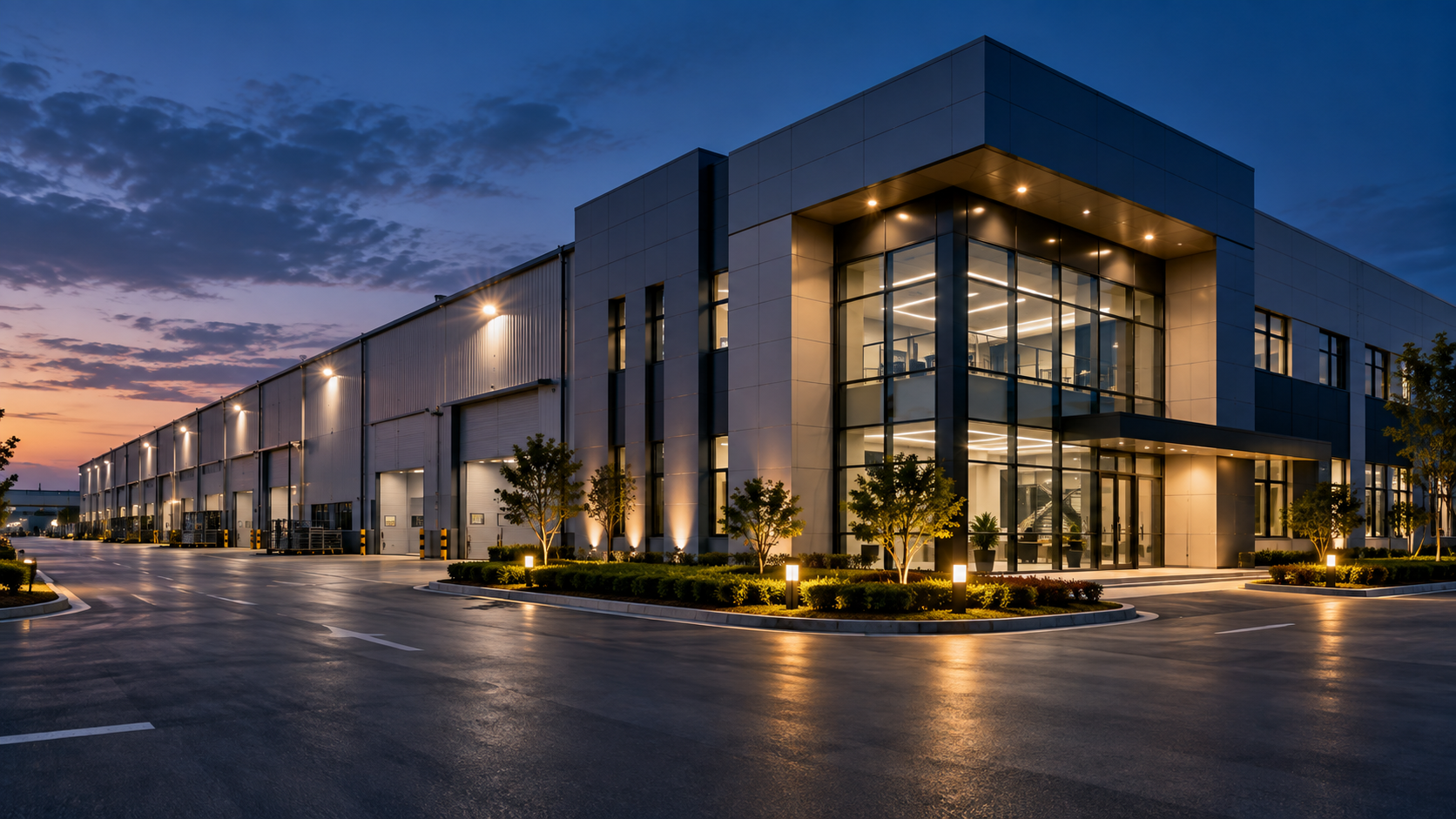 Modern precision CNC manufacturing facility representing Gulf Precision Works