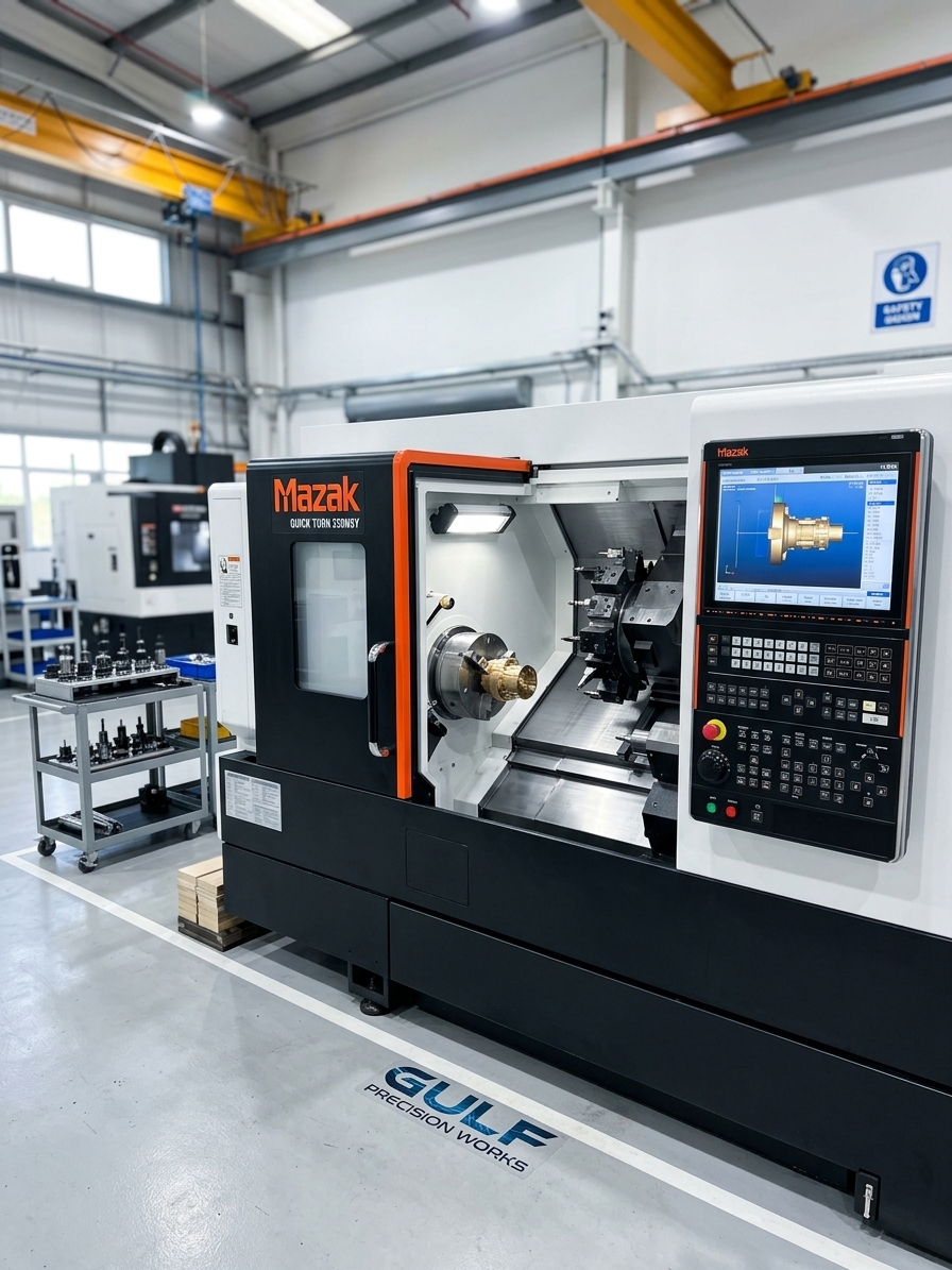 CNC turning centre for precision shaft and rotational component machining
